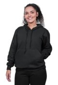 Conjunto Moletom Feminino Canguru Techmalhas Preto - Marca TECHMALHAS