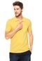 Camisa Polo Hering Slim Bolso Amarela - Marca Hering