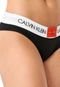 Kit 2Peças Calvin Klein Underwear Tanga Lettering Cinza/Preto - Marca Calvin Klein Underwear