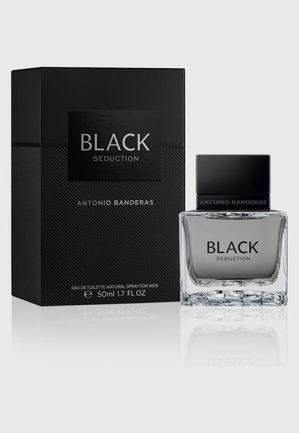 Perfume 50ml Seduction In Black Eau de Toilette Antonio Banderas Masculino - Marca Banderas