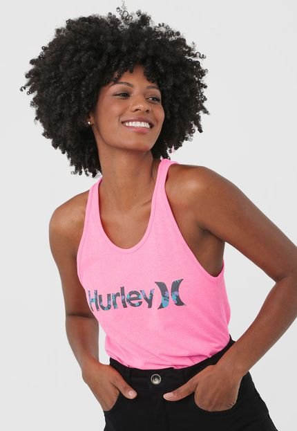 Regata Hurley Floral Neon Pink - Marca Hurley