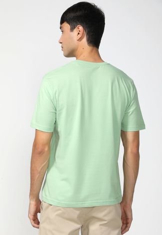 Camiseta Aleatory Logo Bordado Verde