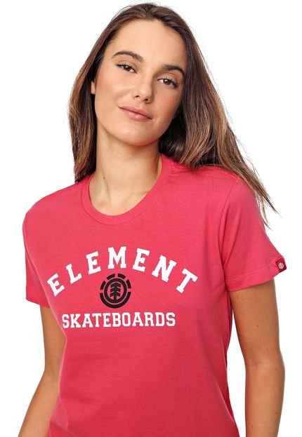 Blusa Element Skate Essential Rosa - Marca Element