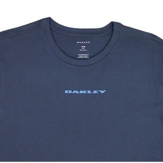 Camiseta Oakley Heritage Skull Graphic Edição Limitada - Aqua Blue - G Azul Marinho