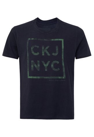 Camiseta Calvin Klein Jeans Opposition Azul