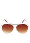 Óculos de Sol Thelure Aviador Marrom/Dourado - Marca Thelure