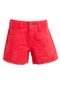 Short Jeans Calvin Klein Kids Reto Vermelho - Marca Calvin Klein Kids