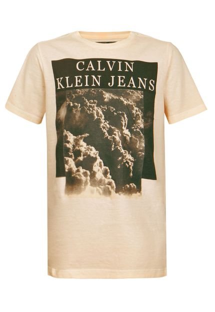 Camiseta Calvin Klein Kids Laranja - Marca Calvin Klein Kids