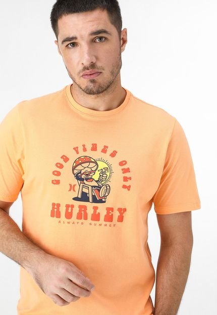Camiseta Hurley Reta Silk Laranja - Marca Hurley