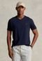 Camiseta Polo Ralph Lauren Logo Bordado Azul-Marinho - Marca Polo Ralph Lauren