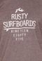 Camiseta Rusty Sb Crash Marrom - Marca Rusty