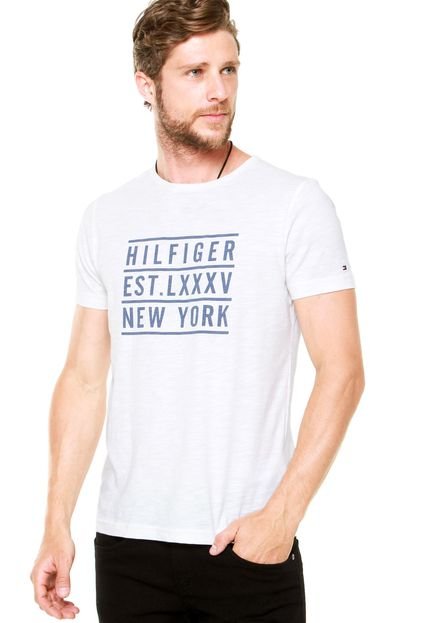 Camiseta Tommy Hilfiger Estampada Branco - Marca Tommy Hilfiger