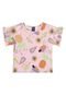 Conjunto Infantil com Blusa e Short para Menina Bee Loop Roxo - Marca Bee Loop