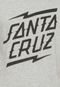 Camiseta Santa Cruz Bolt Stack Cinza - Marca Santa Cruz