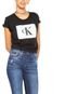 Blusa Calvin Klein Jeans Estampada Preta - Marca Calvin Klein Jeans