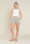 Short Sarja Pop Me com Bolso Cargo Verde - Marca Pop Me