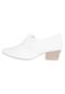Sapato Comfortflex Zíper Branco - Marca Comfortflex