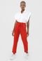 Calça Calvin Klein Slim Amarração Vermelha - Marca Calvin Klein