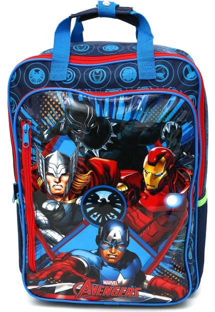 Mochila DMW Vingadores Azul - Marca DMW