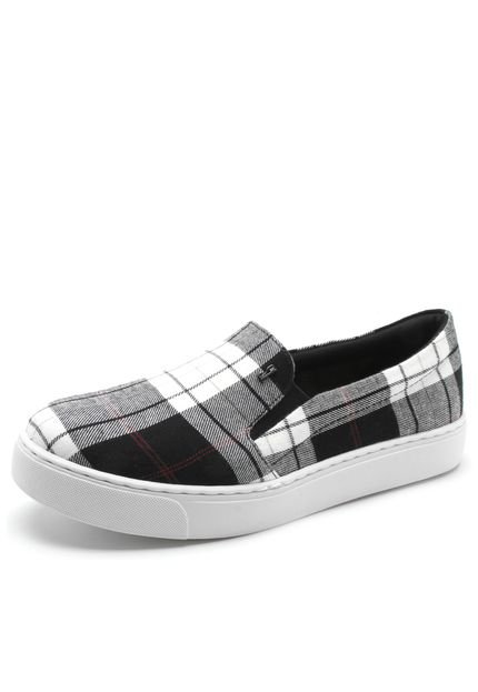 Slip On Santa Lolla Xadrez Cinza - Marca Santa Lolla