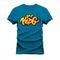 Camiseta Plus Size Premium Estampada Algodão King Rei - Azul - Marca Nexstar