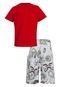 Conjunto Zig Zig Zaa Animal Vermelho - Marca Zig Zig Zaa