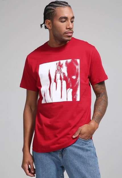Camiseta Volcom Clasper Vermelha - Marca Volcom