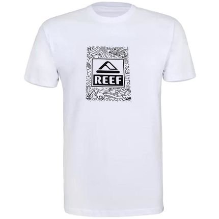 Camiseta Reef Básica Estampada 04 SM24 Masculina Branco - Marca Reef
