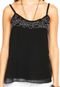 Blusa FiveBlu Bordado Preto - Marca FiveBlu