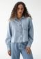 Camisa Jeans GAP Reta Clara Azul - Marca GAP