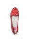 Slipper Pink Connection Spikes Vermelho - Marca Pink Connection