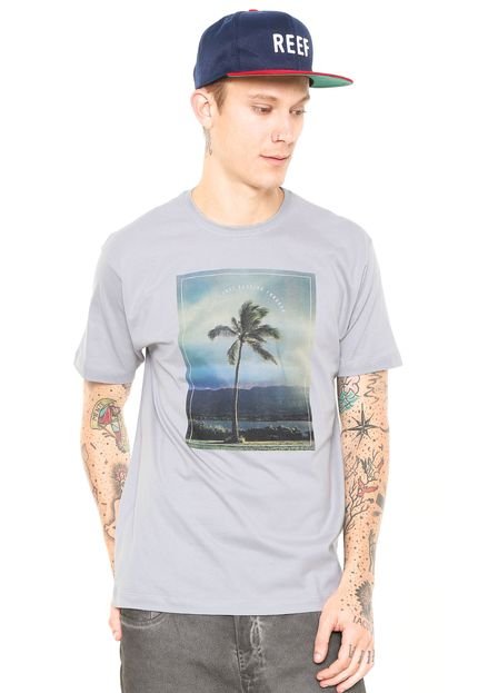 Camiseta Reef Carve Cinza - Marca Reef