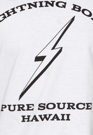 Camiseta Lightning Bolt Abbot Kinney Branco