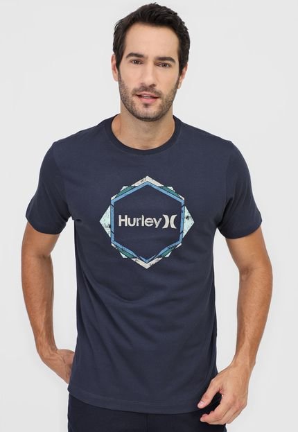 Camiseta Hurley Tribo Azul-Marinho - Marca Hurley