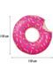 Boia Inflável Gigante Anel Donut Rosa Belfix - Marca Belfix