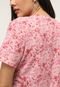 Camiseta Lança Perfume Floral Rosa - Marca Lança Perfume
