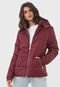 Jaqueta Puffer Calvin Klein Com Capuz Vinho - Marca Calvin Klein