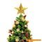 Estrela Ponteira de Árvore de Natal Dourada 15cm - Casambiente - Marca Casa Ambiente