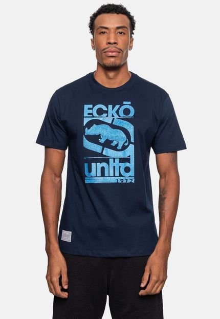 Camiseta Ecko Masculina Dreams Marinho Navy Hipnose - Marca Ecko