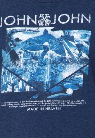 Camiseta John John Latin Azul
