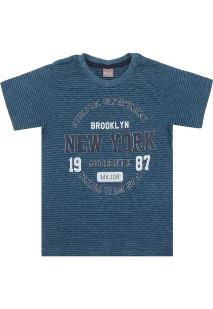 Camiseta Mundi New York Azul - Marca Brandili Mundi