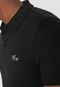 Camisa Polo Lacoste Slim Logo Preta - Marca Lacoste