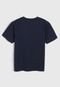 Camiseta Infantil Polo Ralph Lauren Infantil Lettering Azul-Marinho - Marca Polo Ralph Lauren