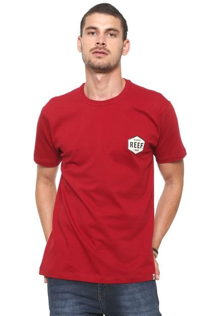 Camiseta Reef Grafism Vermelha - Marca Reef