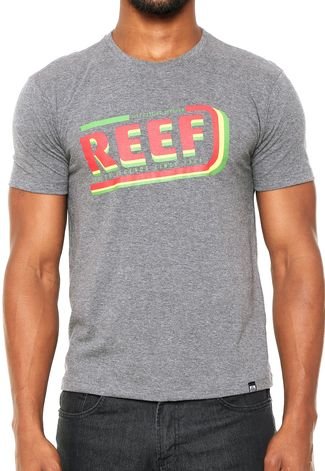 Camiseta Reef Palm Cinza