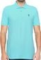 Camisa Polo Aleatory Reta Logo Azul - Marca Aleatory