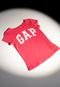 Camiseta Infantil Infantil GAP Logo Rosa - Marca GAP