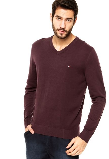 Suéter Tommy Hilfiger Pacific Roxo - Marca Tommy Hilfiger