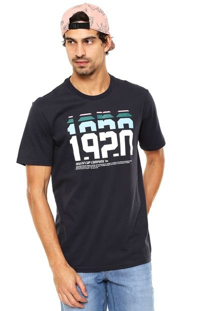 Camiseta New Era Ne Cap Company 1920 Azul - Marca New Era