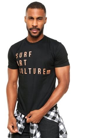Camiseta Reef Surfart Preta